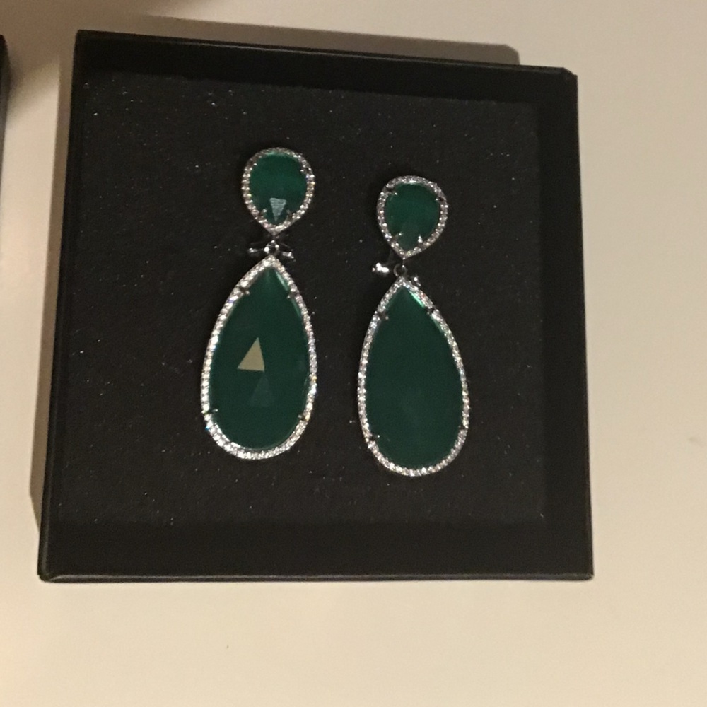 Amelia Rose Paris Double Teardrop Earring